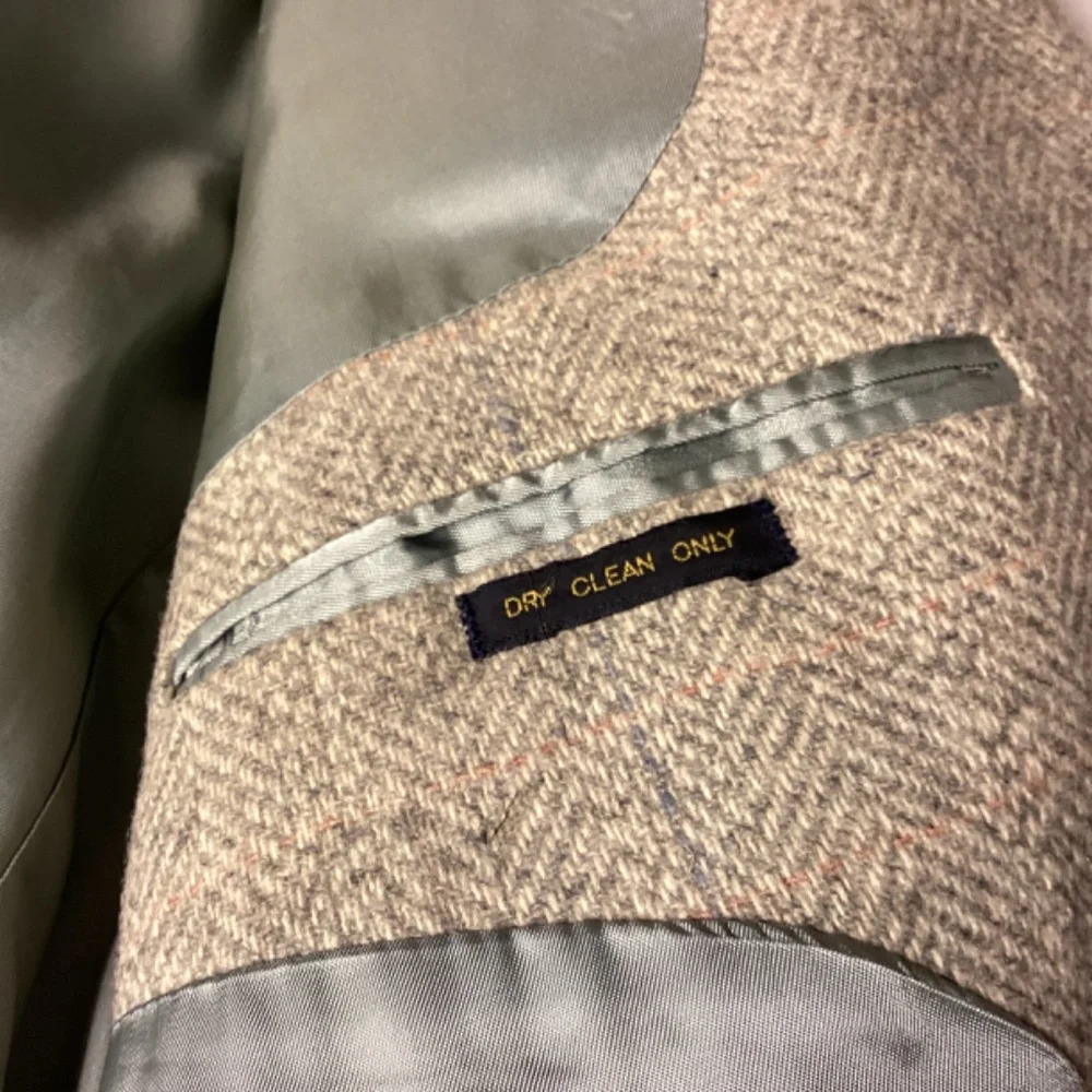 Haggar Blazer Imperial Wool Tweed Plaid Professional Preppy Classic Mens SZ 46R - Picture 8 of 14